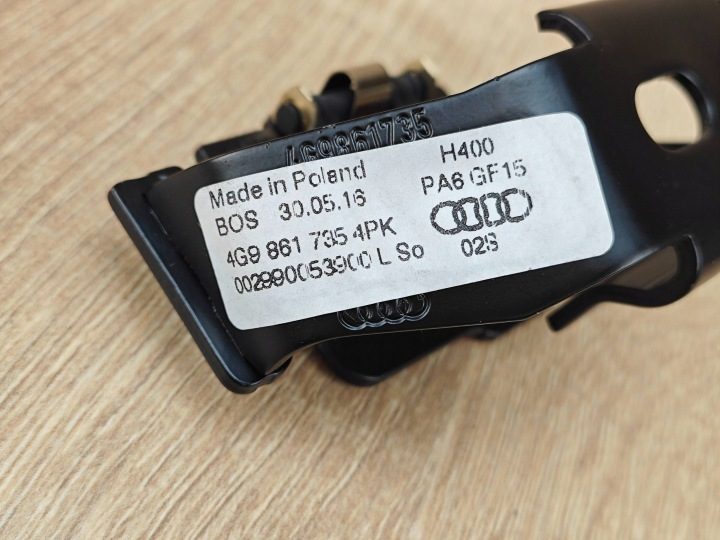 КРЮЧОК СЕТКИ БАГАЖНИКА ЛЕВЫЙ AUDI A6 C7 AVANT 4G9861735 52 л.с., фото 4