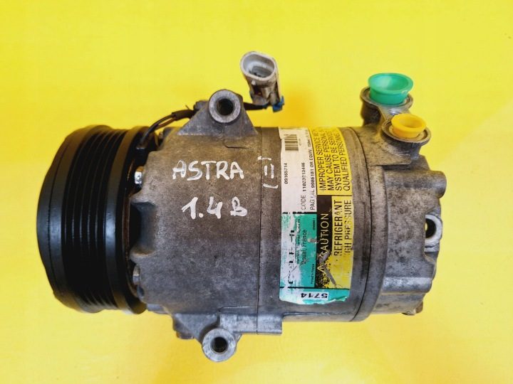 Компрессор кондиционера 09165714 Opel Astra G 1.4 бензин NR15, фото 11