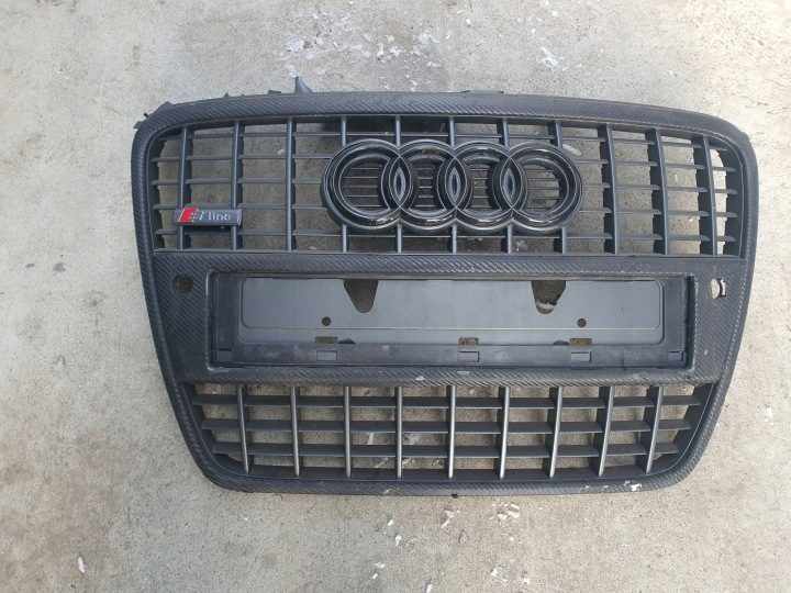 AUDI A4 B7 S-LINE РЕШЕТКА В СБОРЕ ОРИГИНАЛ. ХРОМ 8E0853651M, фото 1