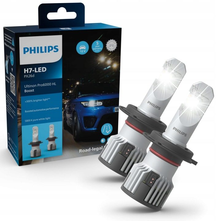 Лампочка, фара PHILIPS 11972U60BX2, фото 1
