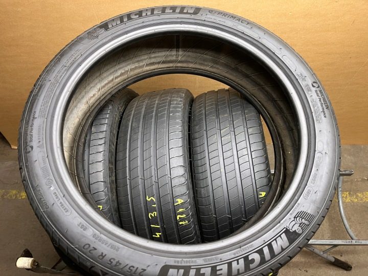 4× Шина летняя Michelin E Primacy 215/45R20 95 т усилитель (XL), фото 3