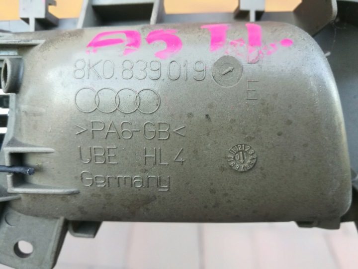 РУЧКА ВНУТРЕННЯЯ ПЕРЕДНЯЯ ПРАВАЯ ЗАДНЯЯ ЛЕВЫЙ-ПРАВЫЙ КОРИЧНЕВЫЙ---AUDI A4 B8 8K A5 8T EU, фото 5