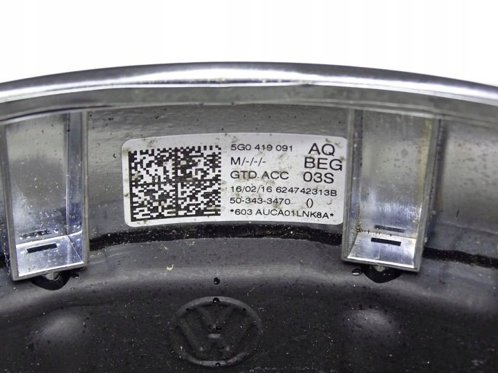 Руль кожаный Płaska мульти VW Golf VII 7 GTD 5G0419091AQ, фото 8