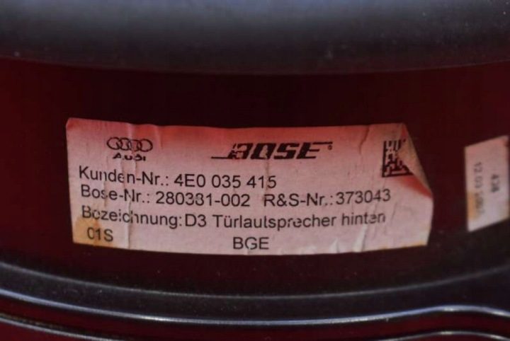 Динамик Bose Audi OE 4E0035415, фото 7