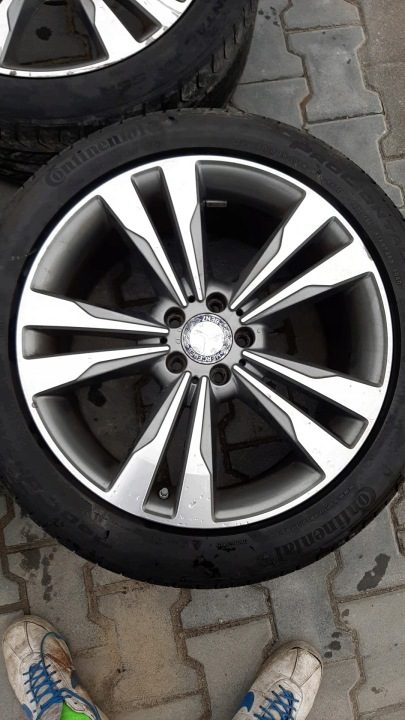 MERCEDES S W222 222 КОЛЕСА ЛИТЫЕ ДИСКИ ШИНЫ КОМПЛЕКТ 19 5X112, фото 5
