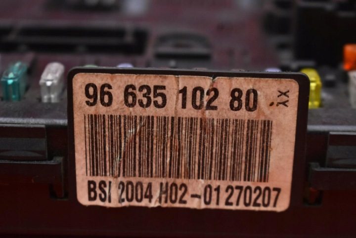 Блок предохранителей BSI 9661708280 Peugeot 307 1 I 1.6 HDI 90 л.с. 05-08, фото 6