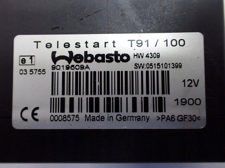 БЛОК УПРАВЛЕНИЯ WEBASTO 9019509A HONDA JAZZ III 10 г., фото 3