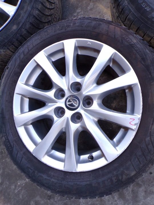 4× Литой диск Mazda OE 7.5" x 17" 5x114.3, фото 9
