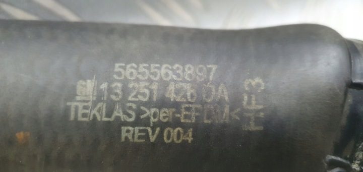 Шланг воды Opel Astra J 1.4 турбо, фото 4