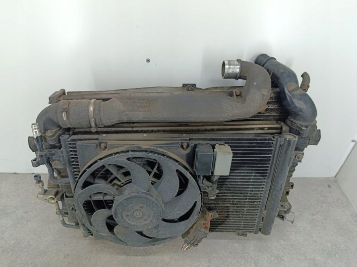 Комплект радиаторов с вентилятором Opel Zafira B 13158655 13171426 0130303973, фото 4