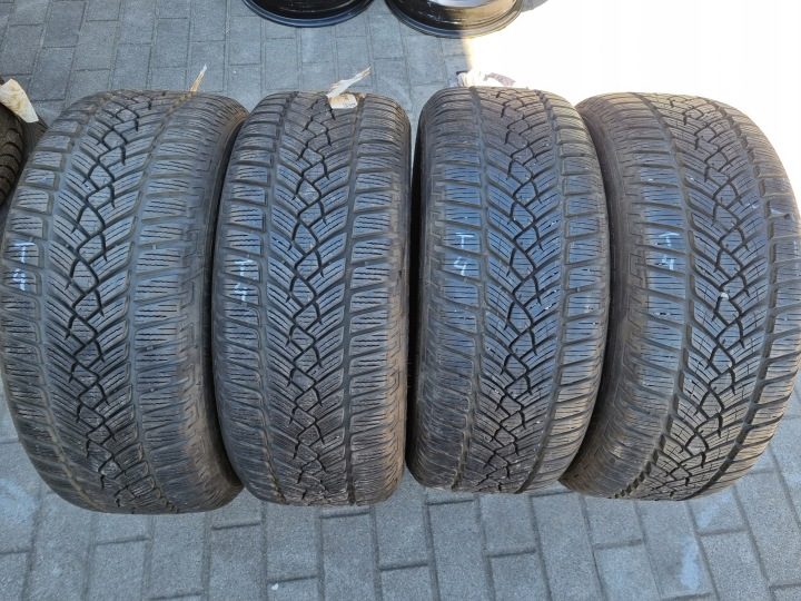 4× Шина зимняя Fulda Kristall Control HP 225/55R16 95 H сцепление на снегу (3PMSF), защита диска, фото 1
