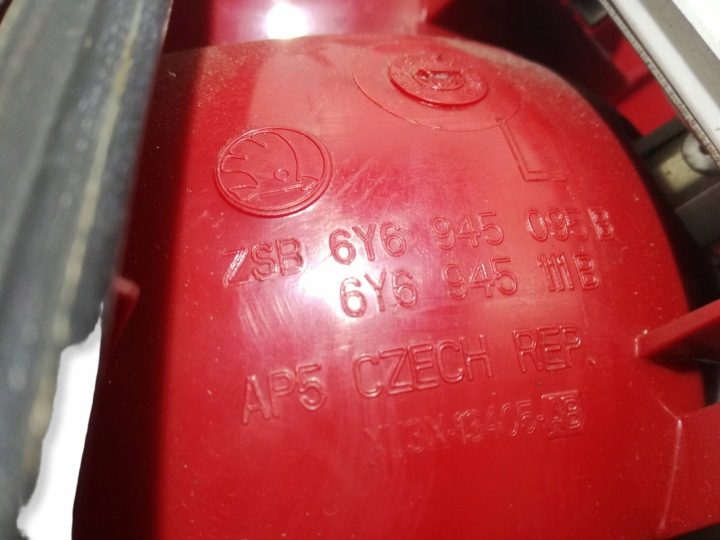 ФОНАРЬ ЗАДНИЙ SKODA FABIA I 98-04 ЕВРОПА ЛЕВАЯ, фото 4