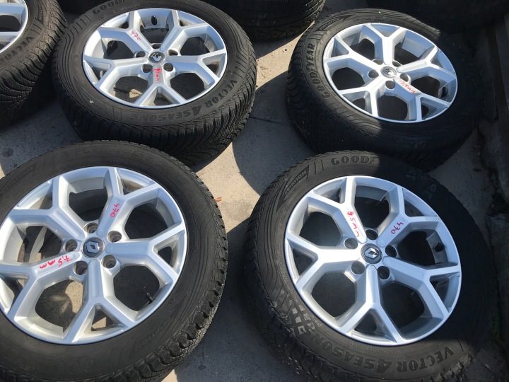 Renault Kadjar колеса диски шины 17" 205/55/17 5X114.3 ET40 всесезонные, фото 1