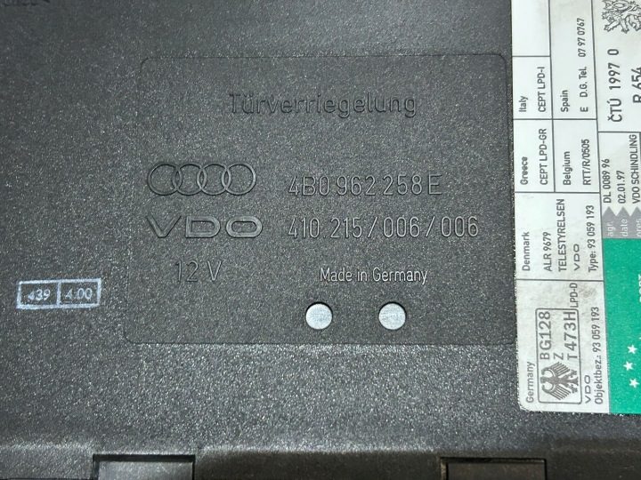 Блок комфорта Audi A6 C5, фото 4