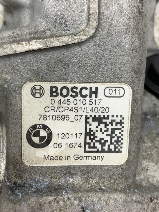 ТНВД 0445010517 7810696-07 BMW X3 F25 2.0D X-DRIVE 4X4, фото 3