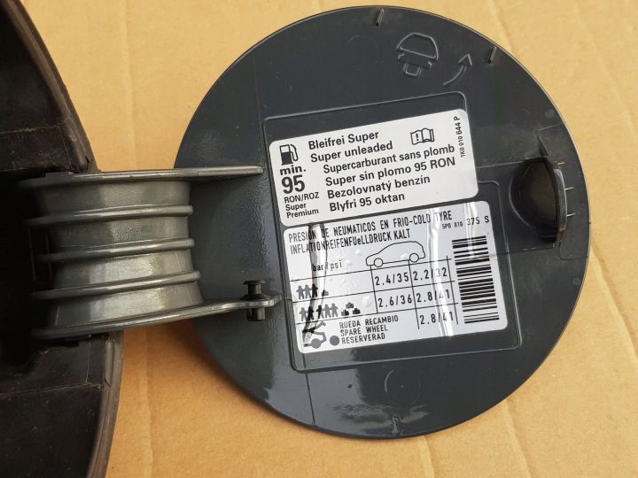 ЛЮЧОК ВКЛАДЫШ ГОРЛОВИНЫ БЕНЗОБАКА / SEAT LEON II 2 - 2005-2012 / LZ7X - ОТЛИЧНОЕ СОСТОЯНИЕ, фото 14