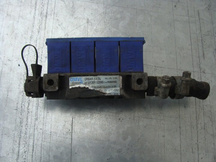ТОПЛИВНАЯ РАМПА ГАЗА ГБО ФОРСУНКИ OMVL K904502 110R-000140, фото 1