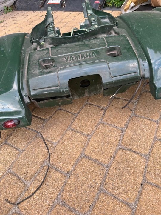 Пластик задний крышка Yamaha Grizzly 660, фото 5