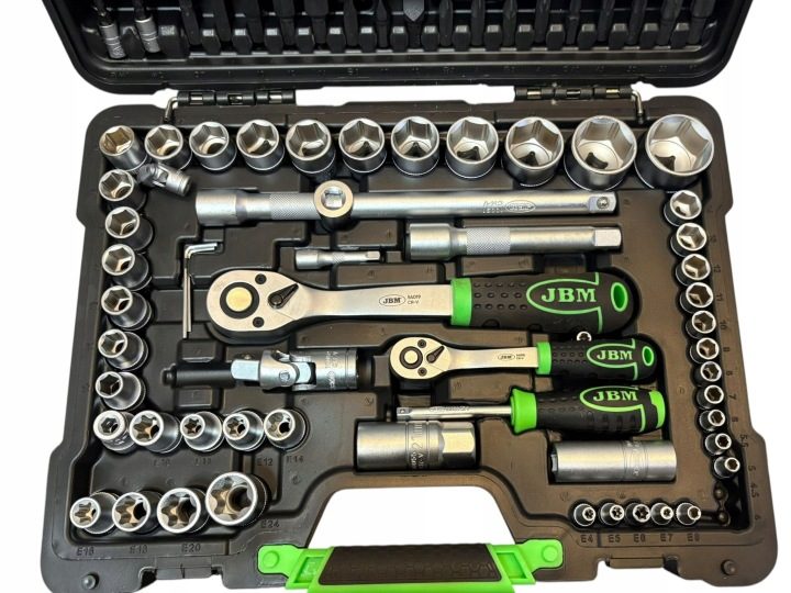 Комплект инструментов 1/4"+3/8"+1/2". 179 шт. Motoryzacja. JBM, фото 2