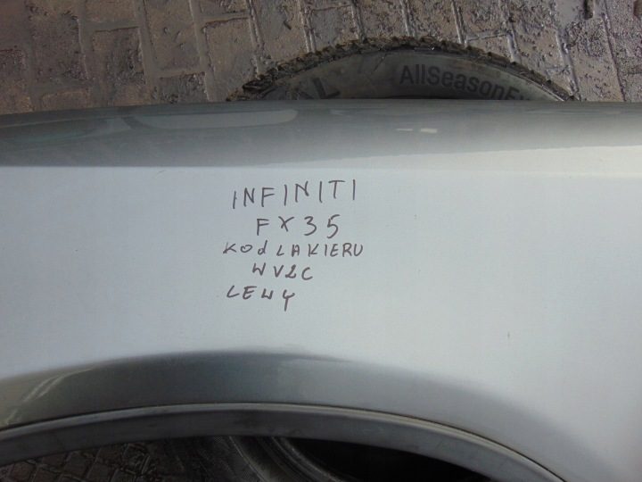 Infiniti FX35 крыло левое переднее код краски MV2C, фото 6