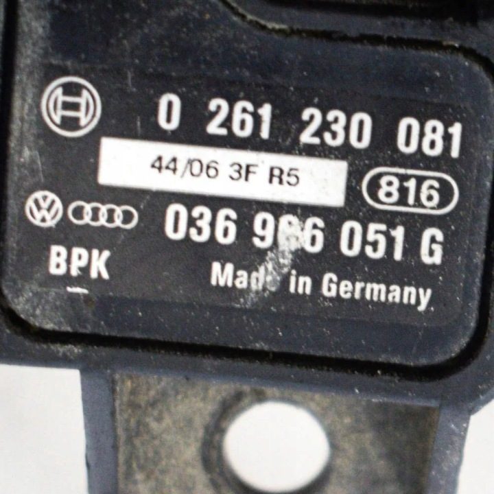 Volkswagen OE 0261230081 036906051G датчик давления MAP трубка, фото 4