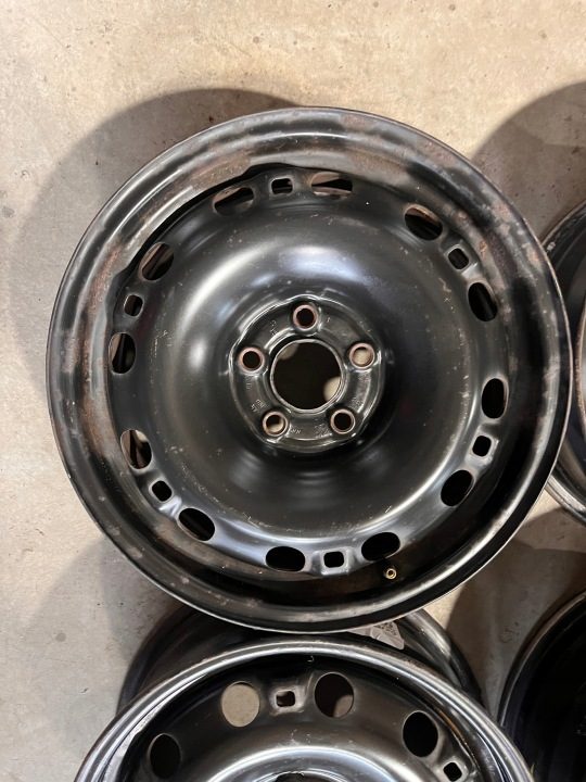 4× Штампованный диск Volkswagen OE VW FOX GOLF POLO IV V VI SKODA FABIA 6.0" x 15" 5x100 ET 38, фото 8