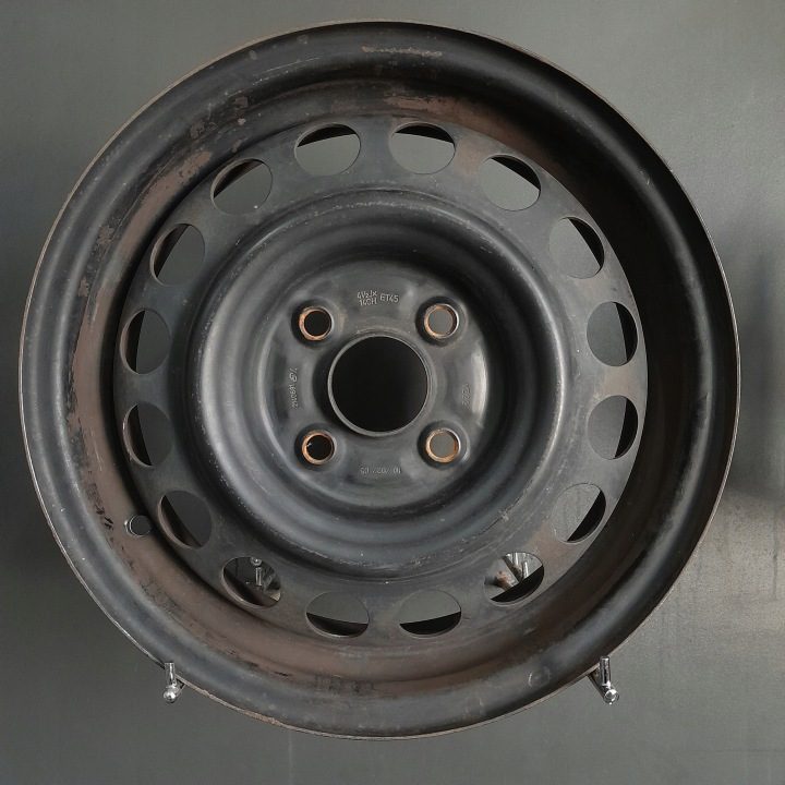 4× Штампованный диск Suzuki 4.5" x 14" 4x100 ET 45, фото 3