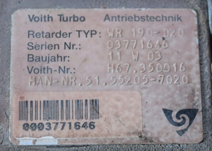 Pritarder MAN TGA TGS TGX 390 400 440 480 л.с., фото 3