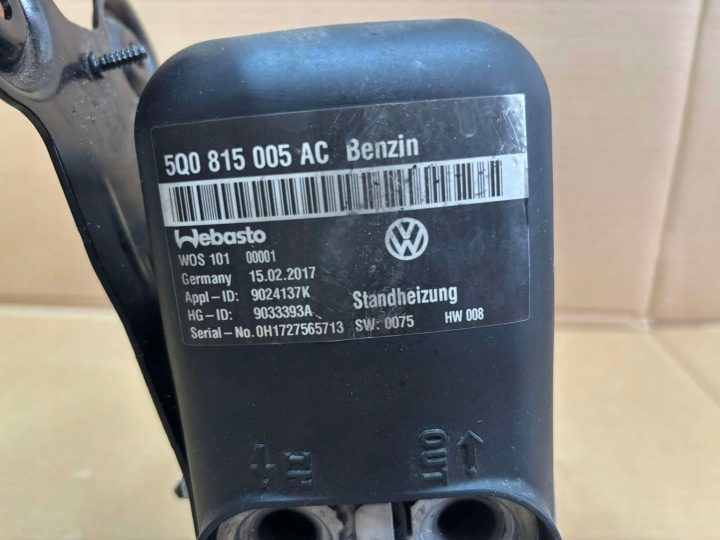 АВТОНОМНЫЙ ОТОПИТЕЛЬ WEBASTO VW SKODA SEAT AUDI 5Q0815005AC, фото 9