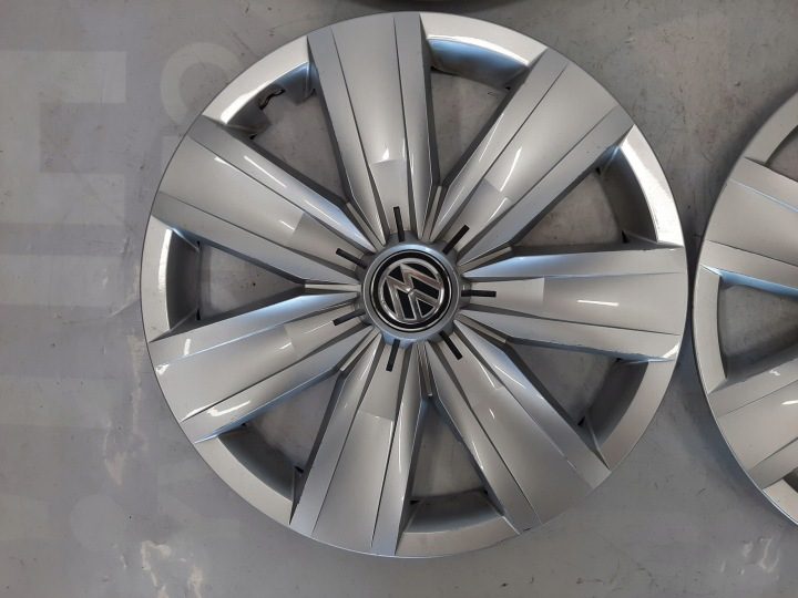 4× Колпак Volkswagen Оригинальный 16" серебристый, фото 3