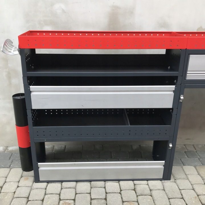 ОБШИВКА СЕРВИСНАЯ ШКАФ СТЕЛЛАЖ АВТОМОБИЛЬНЫЙ SZUFLADY WURTH 223x120x38, фото 3