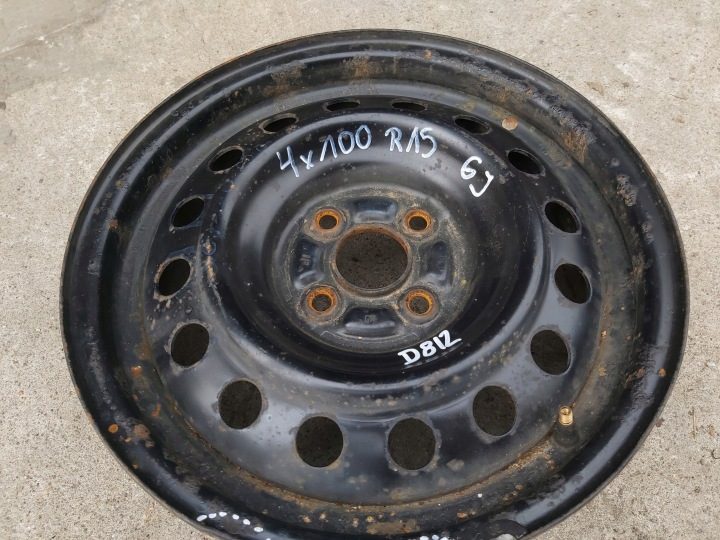 Штампованный диск Toyota OE 6.0" x 15" 4x100, фото 3