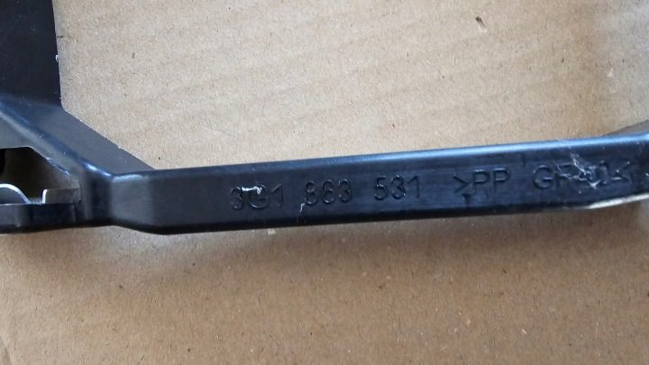 VW PASSAT B8 КРОНШТЕЙН РЫЧАГА ПЕРЕДАЧ ТОННЕЛЯ 3G1863531, фото 2