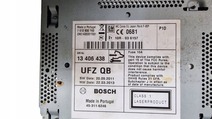 OPEL CORSA D (1) НАВИГАЦИЯ TOUCH&CONNECT 13406438 45-311-6246, фото 4