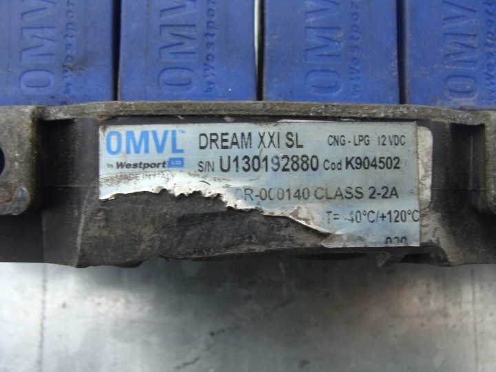 ТОПЛИВНАЯ РАМПА ГАЗА ГБО ФОРСУНКИ OMVL K904502 110R-000140, фото 4