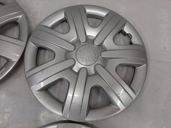 4× Колпак Skoda OE Оригинальный 14" серебристый, фото 9