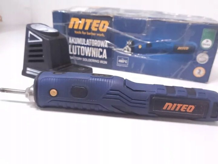 ПАЯЛЬНИК АККУМУЛЯТОРНЫЙ 37V Z KONTROLĄ ТЕМПЕРАТУРЫ 450°C LEKKA I PRECYZYJNA, фото 2