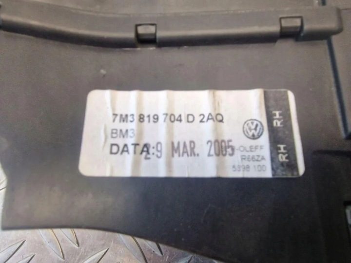 Дефлекторы панели приборного VW SHARAN (7M8, 7M9, 7M6) 7M3819704D 1.9L дизель, фото 3