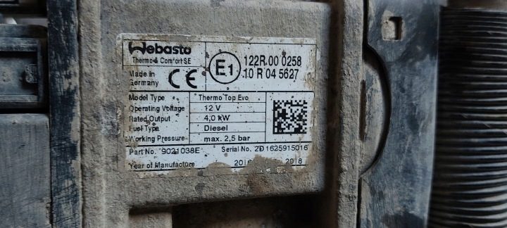 АВТОНОМНЫЙ ОТОПИТЕЛЬ WEBASTO AUDI A4 B8 122R000258, фото 5