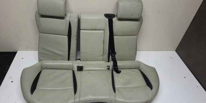 ДИВАН ЗАДНИЙ СПИНКА ПОДУШКА СИДЕНЬЯ КОМПЛЕКТ КОЖА СВЕТЛАЯ БЕЖЕВАЯ SAAB 9-3 93 СЕДАН, фото 1