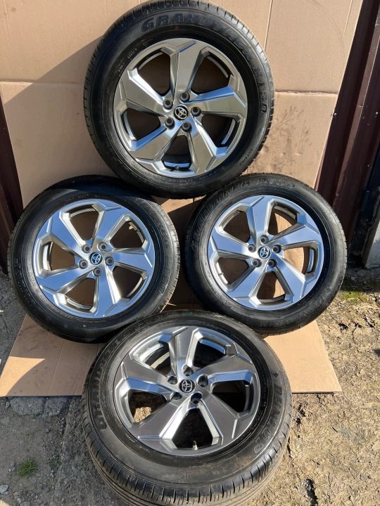TOYOTA RAV4 V 5 КОЛЕСА ДИСКИ ЛИТЫЕ ДИСКИ ШИНЫ DUNLOP КОМПЛЕКТ, фото 1