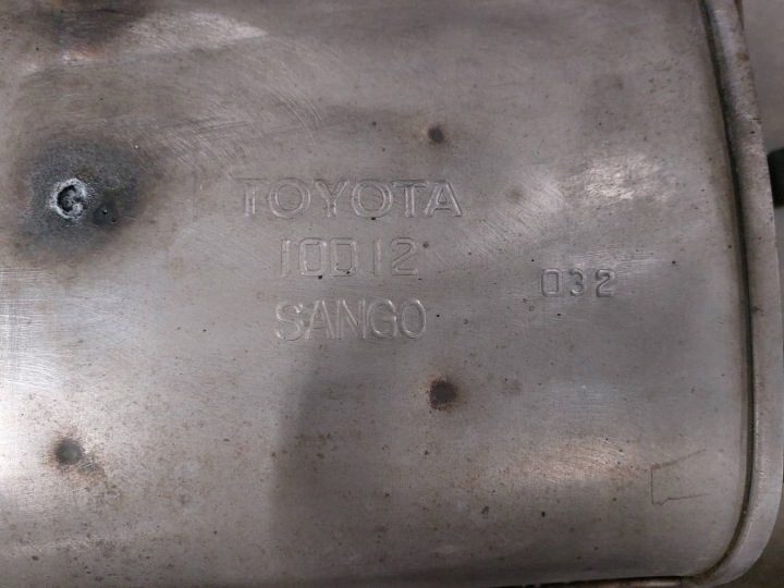 ГЛУШИТЕЛЬ ЗАДНИЙ + СРЕДНИЙ TOYOTA COROLLA E12 1.6 16V 10D12, фото 3