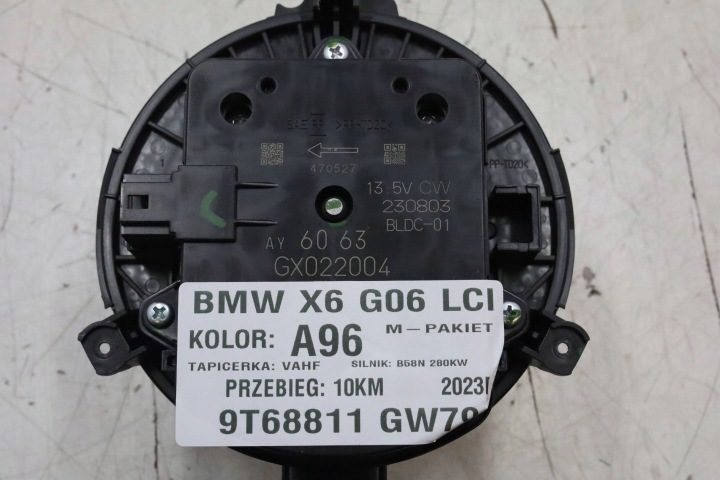 ВЕНТИЛЯТОР ПЕЧКИ ОБДУВА BMW X6 G06 РЕСТАЙЛИНГ GX022004, фото 3