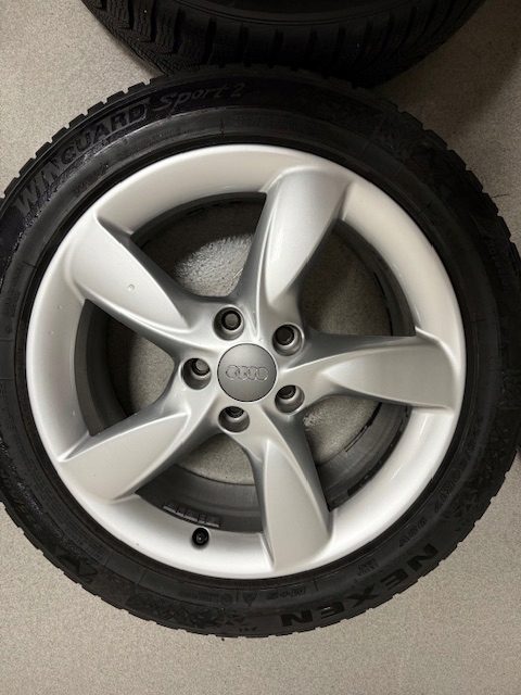 Колеса зимние 17'' AUDI A4 , A6 , A5 Шины 225/50R17 Nexen Bieżnik 8 мм, фото 7