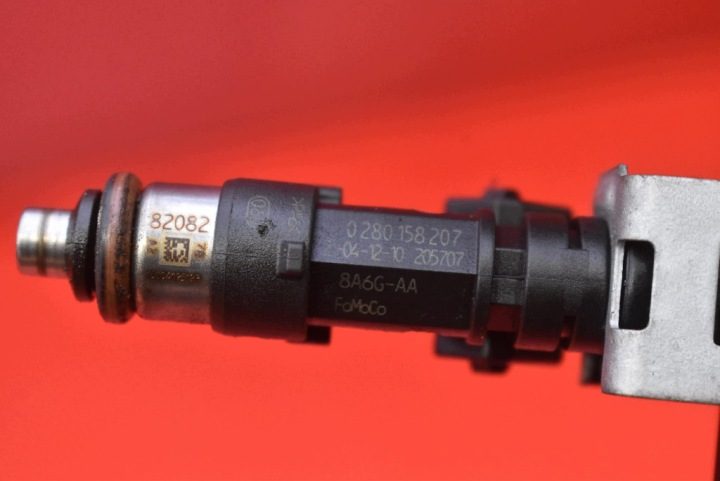 Топливная рампа форсунки 8A66-9H487-AB 0280158207 Ford Focus MK3 1.6 16V, фото 11
