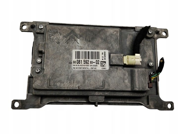 ДИСПЛЕЙ МАГНИТОЛЫ НАВИГАЦИИ GPS PEUGEOT 508 I 9808159280, фото 4
