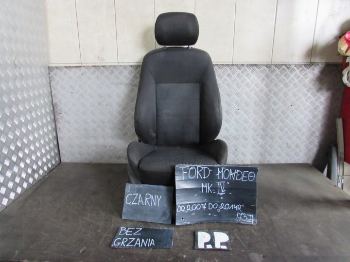 СИДЕНЬЕ ПРАВОЕ ПЕРЕДНЕЕ БЕЗ ПОДОГРЕВА FORD MONDEO MK 4 07-14R., фото 1