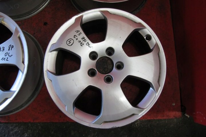 4× Литой диск Audi OE 8P0601025C AUDI A3 8P A3 8P 7.5" x 17" 5x112 ET 56, фото 8