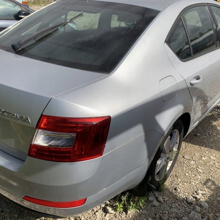Крыло правое заднее LA7W четверть SKODA OCTAVIA III 5E ХЭТЧБЕК 16 г., фото 2