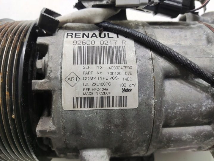 Компрессор кондиционера Renault Captur I 1.2 TCE 2013-2019 926000217R, фото 5